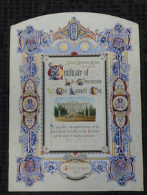 Document - GEORGE LANSELL CERTIFICATE, 1878