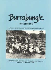 Book - BURRABUNGLE MT KORONG, 1988
