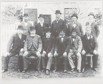 Photograph - HARRY BIGGS COLLECTION: MARONG SHIRE COUNCILLORS, 1896