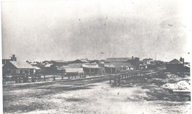 Photograph - HARRY BIGGS COLLECTION:  LONG GULLY TOWNSHIP