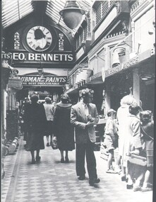 Photograph - HARRY BIGGS COLLECTION: BENNETTS ARCADE, c1940,s