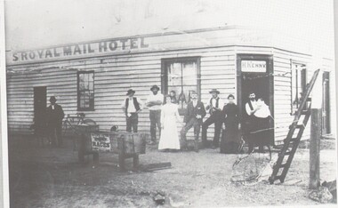 Photograph - HARRY BIGGS COLLECTION: ROYAL MAIL HOTEL, MYERS FLAT, C. 1897