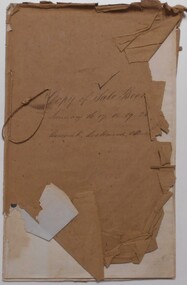 Document - LANDS OFFICE:  SANDHURST AND DISTRICT CROWN LAND SOLD BY AUCTION  1854