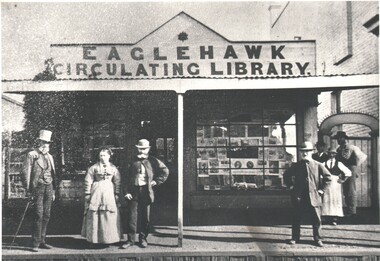 Photograph - HARRY BIGGS COLLECTION: EAGLEHAWK CIRCULATING LIBRARY, 1900's
