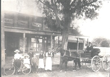 Photograph - HARRY BIGGS COLLECTION:  KIDD'S STORE, CALIFORNIA GULLY