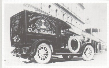 Photograph - HARRY BIGGS COLLECTION: BAKER DELIVERY VAN, 1920's