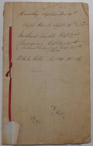 Document - LANDS OFFICE:  SANDHURST AND DISTRICT LAND SALES BY PUBLIC AUCTION 1854