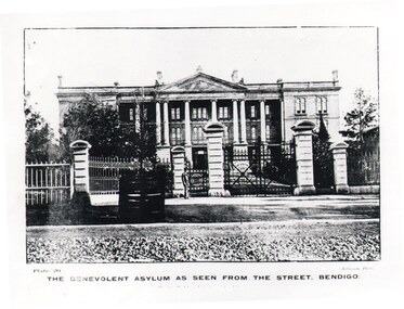 Photograph - HARRY BIGGS COLLECTION: BENEVOLENT ASYLUM BENDIGO