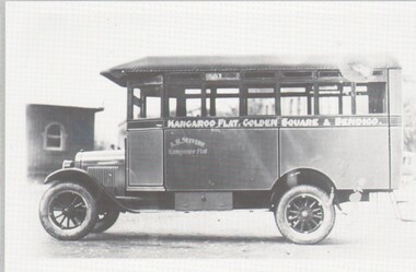 Photograph - HARRY BIGGS COLLECTION: MOTOR BUS, C1920's