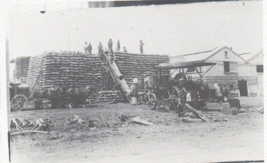 Photograph - HARRY BIGGS COLLECTION: GRAIN DEPOT