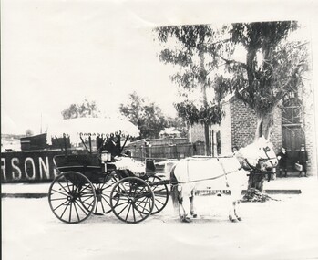 Photograph - HARRY BIGGS COLLECTION: HORSE DRAWN CARRIAGE