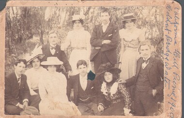 Photograph - HARRY BIGGS COLLECTION: CALIFORNIA HILL PICNIC, October 22 1901