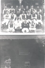 Photograph - HARRY BIGGS COLLECTION: CALIFORNIA GULLY FOOTBALL TEAM, 1900