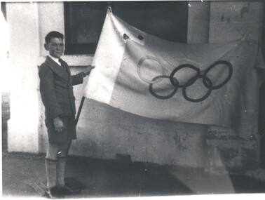 Photograph - HARRY BIGGS COLLECTION: OLYMPIC BANNER