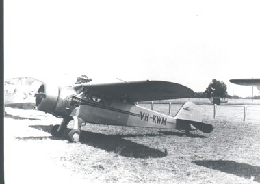 Photograph - HARRY BIGGS COLLECTION:CESSNA AEROPLANE