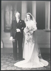 Photograph - HARRY BIGGS COLLECTION: WEDDING PHOTO, Circa 1940's