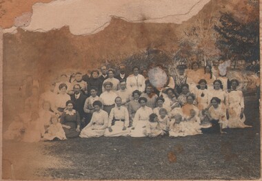 Photograph - HARRY BIGGS COLLECTION: GROUP OF PEOPLE