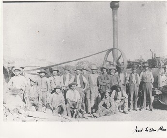 Photograph - HARRY BIGGS COLLECTION: WORKERS AT D.COGHILL AND SON