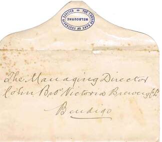 Document - COHN BROTHERS COLLECTION: LETTER