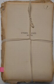 Document - CROWN LAND TRACINGS, BENDIGO, 1890 - 1910