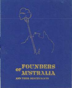 Document - COHN BROTHERS COLLECTION: FOUNDERS OF AUSTRALIA, Date unknown