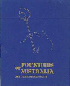 Document - COHN BROTHERS COLLECTION: FOUNDERS OF AUSTRALIA, Date unknown