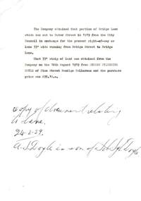 Document - COHN BROTHERS COLLECTION: LANEWAY DOCUMENT, 1959