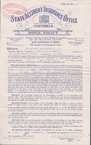 Document - MCCOLL, RANKIN AND STANISTREET  COLLECTION: MONUMENT HILL GOLD MINING CO, 1932 - 1956