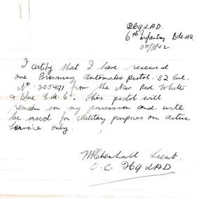 Document - MCCOLL, RANKIN AND STANISTREET  COLLECTION: NELL GWYNNE REEF NO LIABILITY, 1945 - 1959