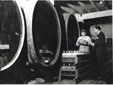 Photograph - COHN BROTHERS COLLECTION: WORKER BEING INTERVIEWED
