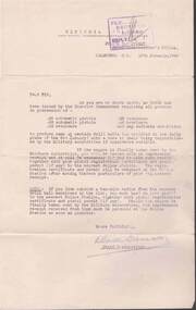 Document - MCCOLL, RANKIN AND STANISTREET  COLLECTION: RED, WHITE & BLUE EXTENDED, 1940 - 1942