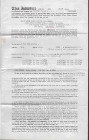 Document - MCCOLL, RANKIN AND STANISTREET  COLLECTION: EAST MOON GOLD MINING CO NL, 1933 - 1935