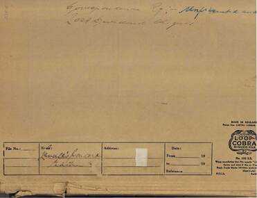Document - MCCOLL, RANKIN AND STANISTREET COLLECTION: NORTH DEBORAH MINE CORRESPONDENCE, 1 October 1948 to 21 Marc