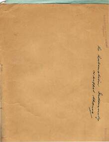 Document - MCCOLL, RANKIN AND STANISTREET COLLECTION: NORTH DEBORAH MINE/WHIPPET MINE TENNANT CREEK, 1949