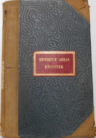 Document - RESIDENCE AREAS REGISTER: SANDHURST VOLUME 10, 1888 - 1889