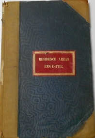 Book - RESIDENCE AREAS REGISTER: SANDHURST VOLUME 9, 1888