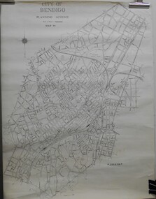 Map - JACK FLYNN COLLECTION: BENDIGO, Revised 1/01/1961