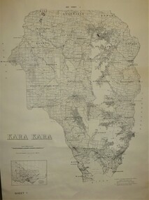 Map - JACK FLYNN COLLECTION: KARA KARA, 1932