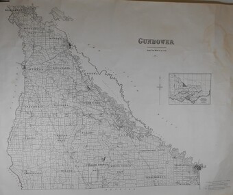 Map - JACK FLYNN COLLECTION: GUNBOWER, 1935