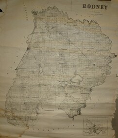 Map - JACK FLYNN COLLECTION:  RODNEY, Revised in 1935
