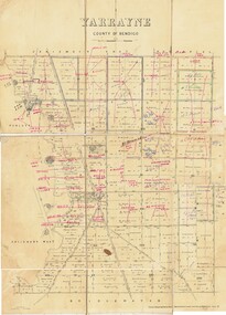 Map - JACK FLYNN COLLECTION:   YARRAYNE, 6/01/1932