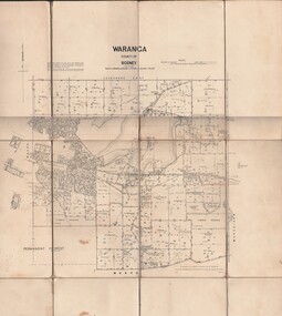Map - JACK FLYNN COLLECTION:  WARANGA, 1959