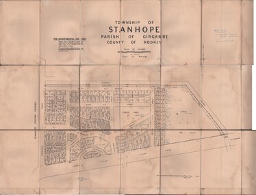 Map - JACK FLYNN COLLECTION:  TOWNSHIP OF STANHOPE, December 1950
