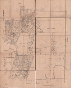 Map - JACK FLYNN COLLECTION:  SANDHURST SHEET 6, January 1947