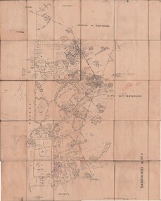 Map - JACK FLYNN COLLECTION:  SANDHURST SHEET 2, January 1947