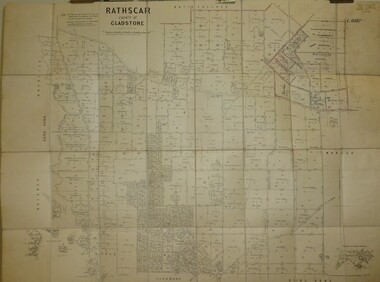 Map - JACK FLYNN COLLECTION:  RATHSCAR, 14/09/1935