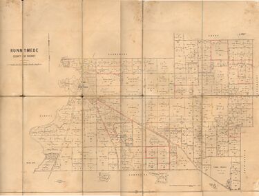 Map - JACK FLYNN COLLECTION:  RUNNYMEDE, June 1946