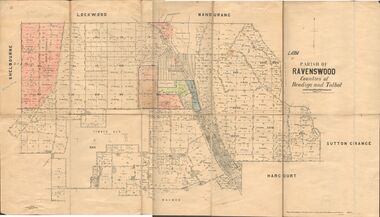 Map - JACK FLYNN COLLECTION:  RAVENSWOOD, 12/12/1922
