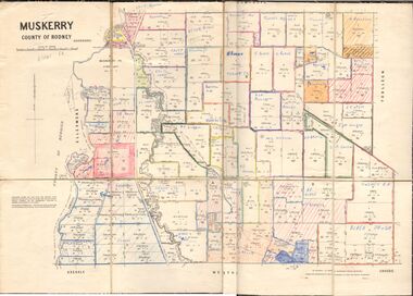 Map - JACK FLYNN COLLECTION:  MUSKERRY, 1962
