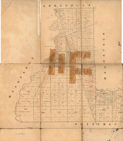 Map - JACK FLYNN COLLECTION:  LAANACOORIE, No date visible